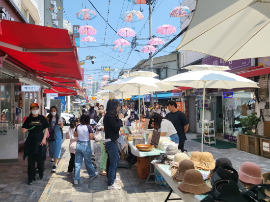 하남, '석바대 (우산)시장' 골목마켓 성황 이뤄